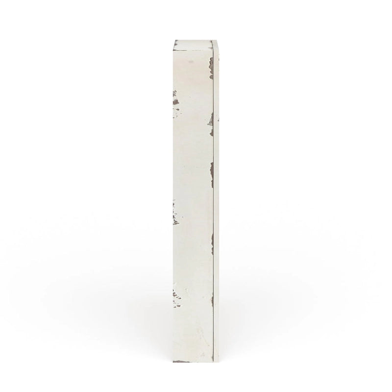 SEI Furniture Hulce Wall Mount Mirror Jewelry Organizer Armoire - 30 H x 17 W x 5.25 D - 30 H x 17 W x 5.25 D