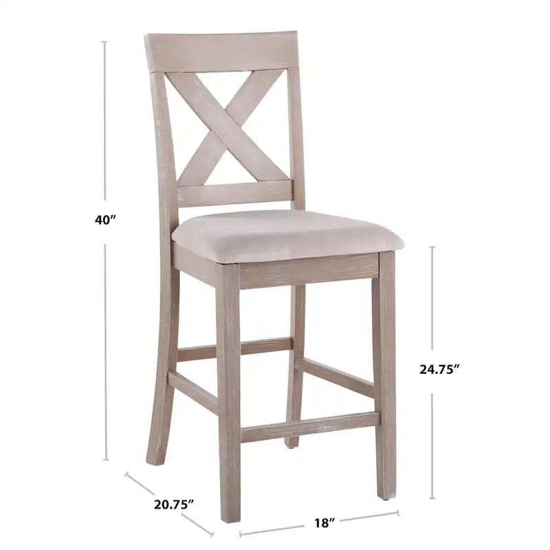 Set da pranzo a 5 pezzi Finlay in altezza bancone The Gray Barn