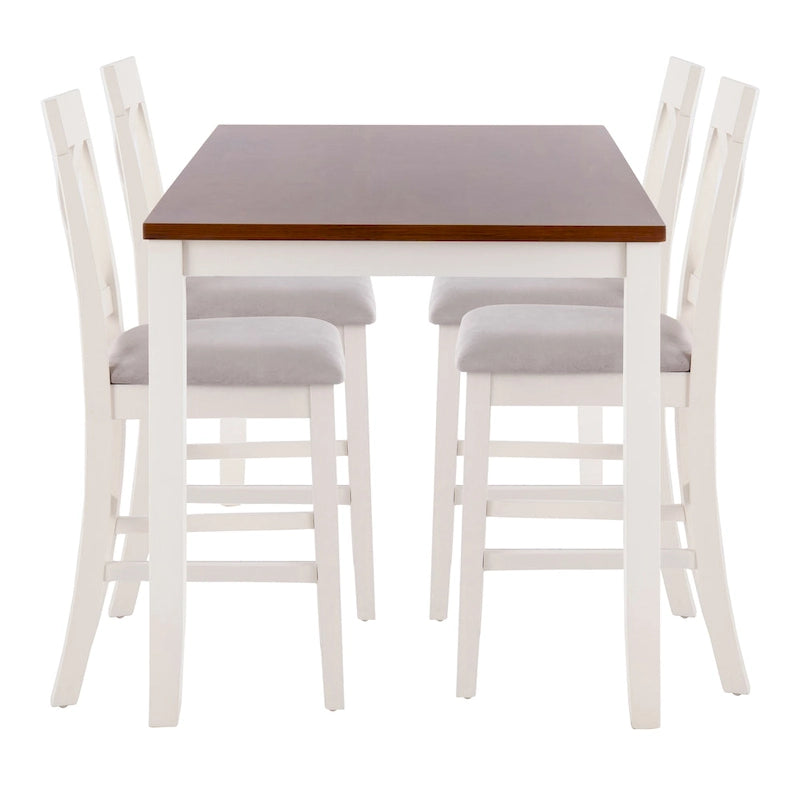 Set da pranzo a 5 pezzi Finlay in altezza bancone The Gray Barn