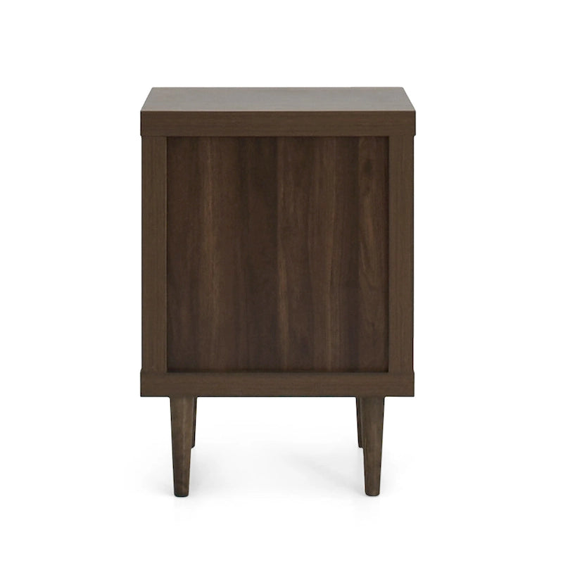 Nystrom Mid Century Modern 2 Drawer Nightstand by Christopher Knight Home