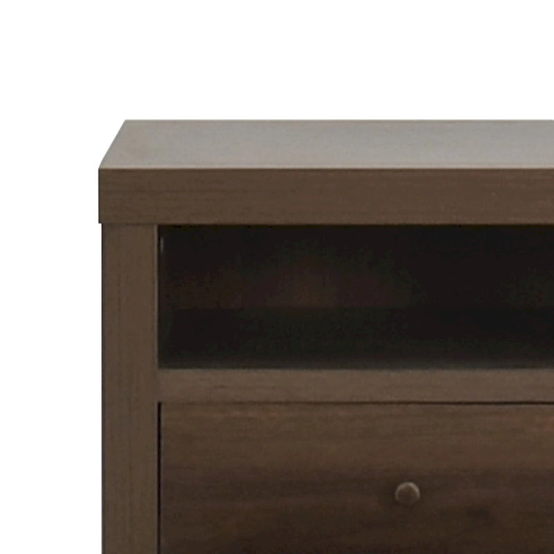 Nystrom Mid Century Modern 2 Drawer Nightstand by Christopher Knight Home