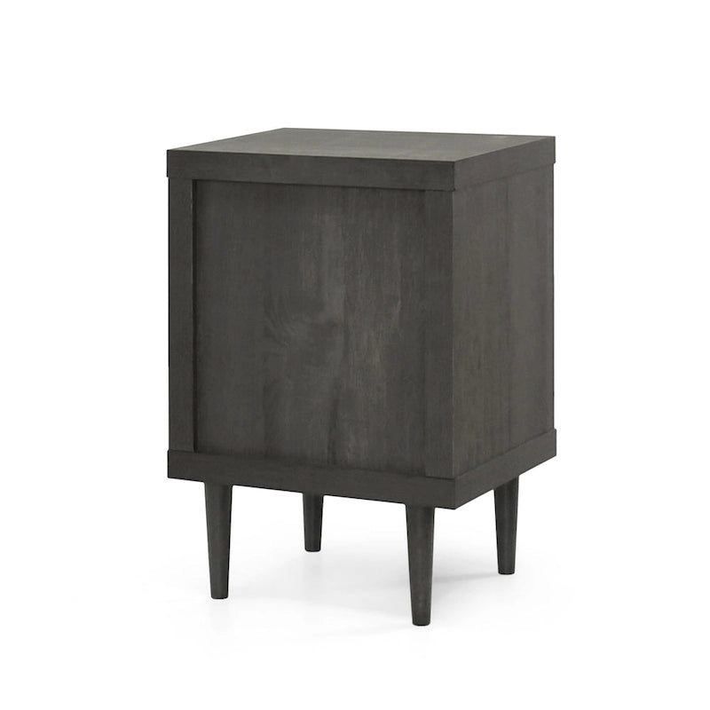 Nystrom Mid Century Modern 2 Drawer Nightstand by Christopher Knight Home