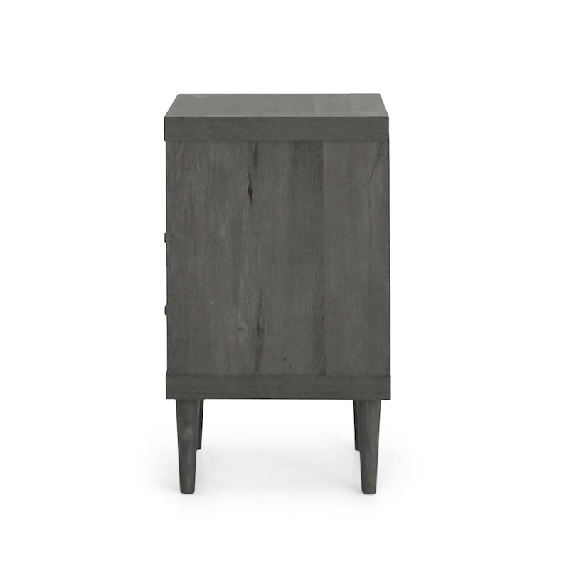 Nystrom Mid Century Modern 2 Drawer Nightstand by Christopher Knight Home