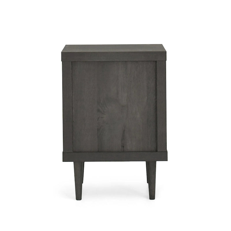 Nystrom Mid Century Modern 2 Drawer Nightstand by Christopher Knight Home
