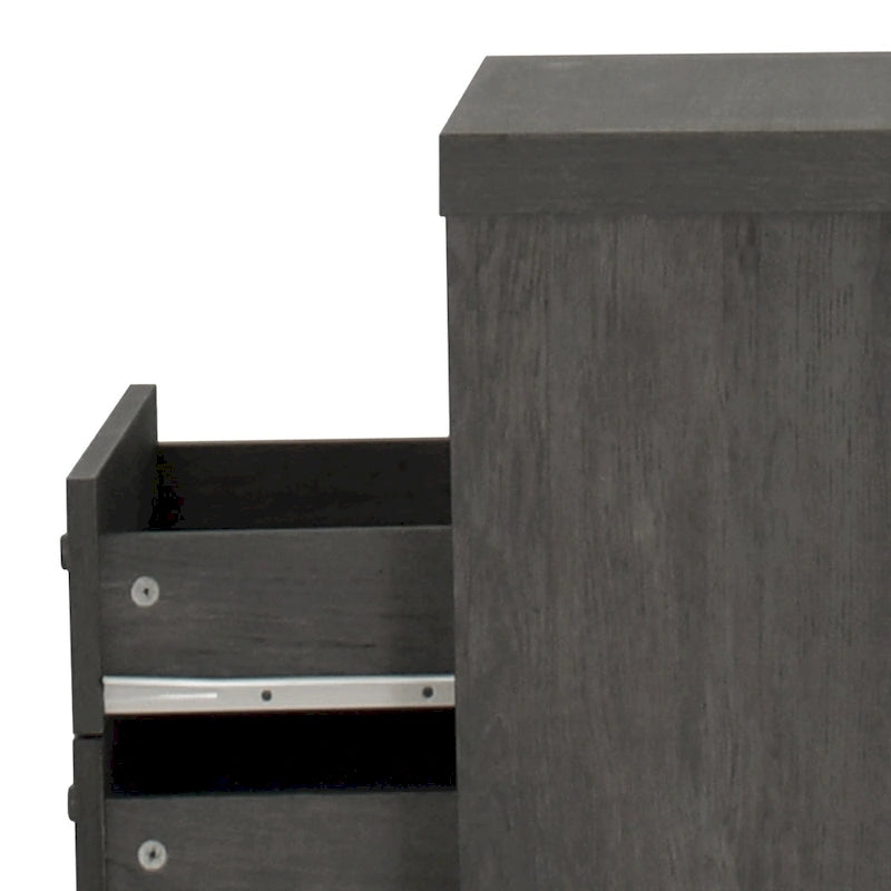 Nystrom Mid Century Modern 2 Drawer Nightstand by Christopher Knight Home