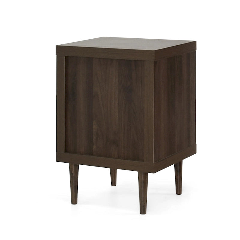 Nystrom Mid Century Modern 2 Drawer Nightstand by Christopher Knight Home