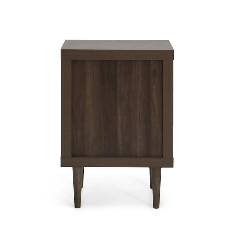 Nystrom Mid Century Modern 2 Drawer Nightstand by Christopher Knight Home