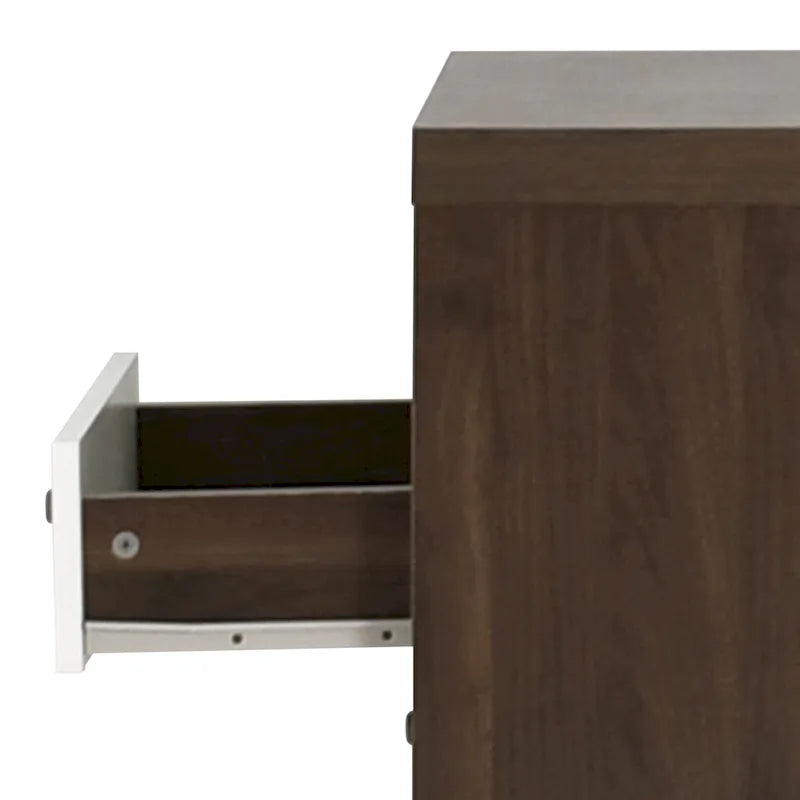 Nystrom Mid Century Modern 2 Drawer Nightstand by Christopher Knight Home