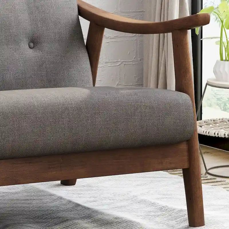 Divanetto Hetel moderno di metà secolo di Christopher Knight Home