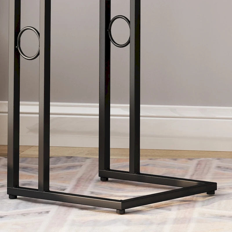 Tavolino a C moderno Bader (set di 2) di Christopher Knight Home