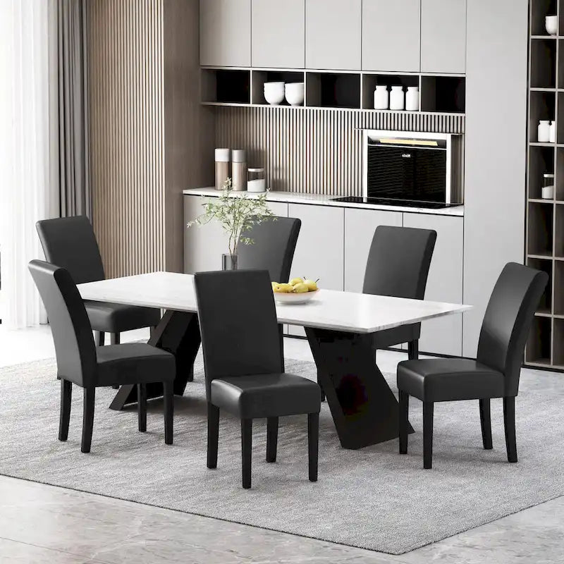 Sedie da pranzo imbottite Pollards (set di 6) di Christopher Knight Home