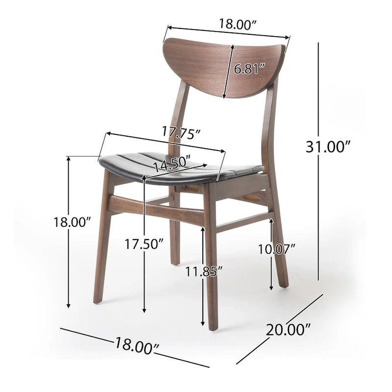 Set da pranzo rettangolare Anise da 5 pezzi in legno di Christopher Knight Home