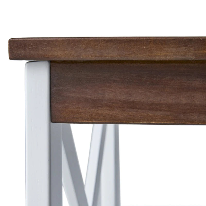 Christopher Knight Home Shammai Square Farmhouse Acacia End Table - 19.75D x 19.75W x 18.75H