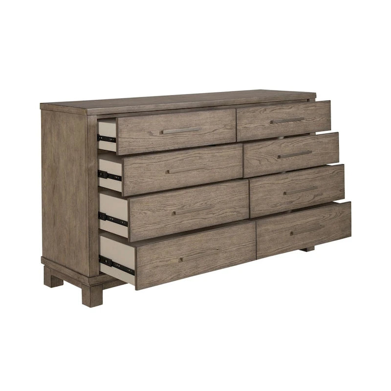 Canyon Road Burnished Beige 8 Drawer Dresser