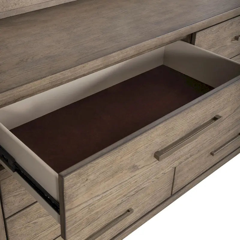 Canyon Road Burnished Beige 8 Drawer Dresser