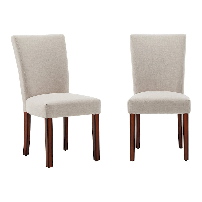 Sedie imbottite Dinant Parson per sala da pranzo (set da 2)
