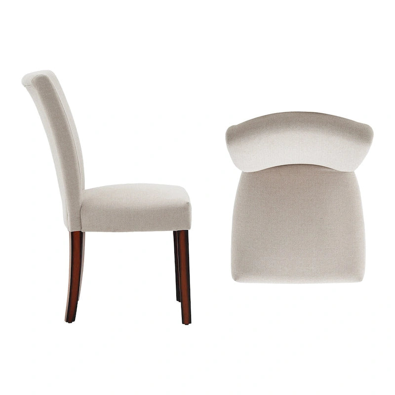 Sedie imbottite Dinant Parson per sala da pranzo (set da 2)