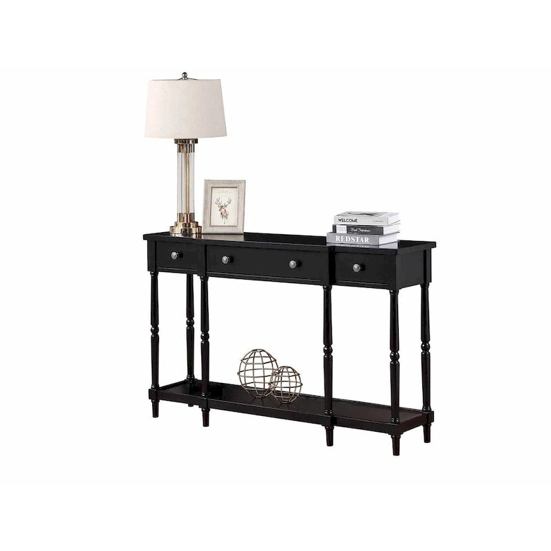 Convenience Concepts Cheyenne Tavolo Console a 3 Cassetti con Ripiano