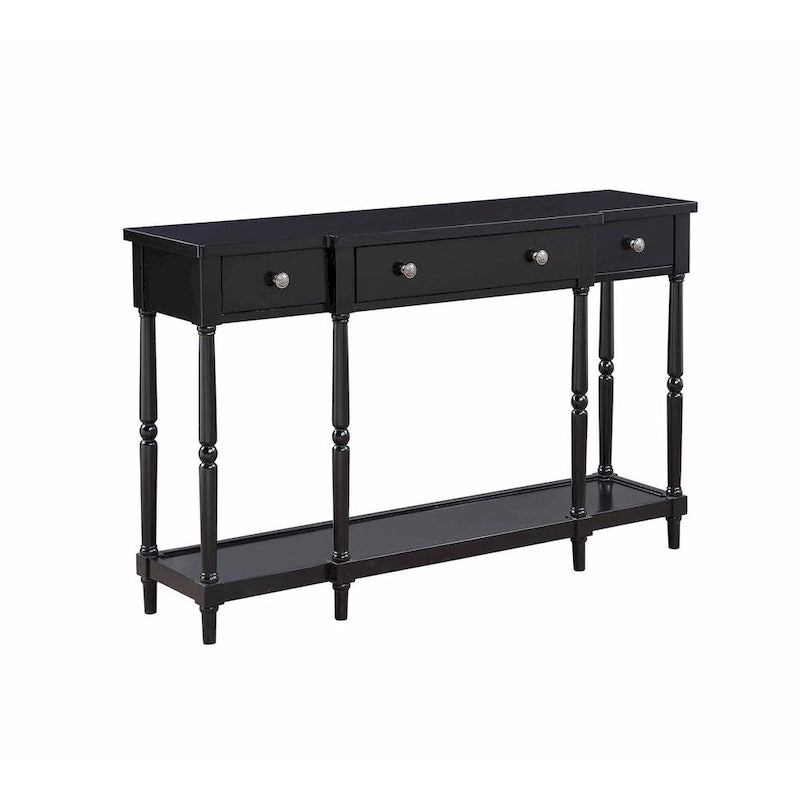 Convenience Concepts Cheyenne Tavolo Console a 3 Cassetti con Ripiano