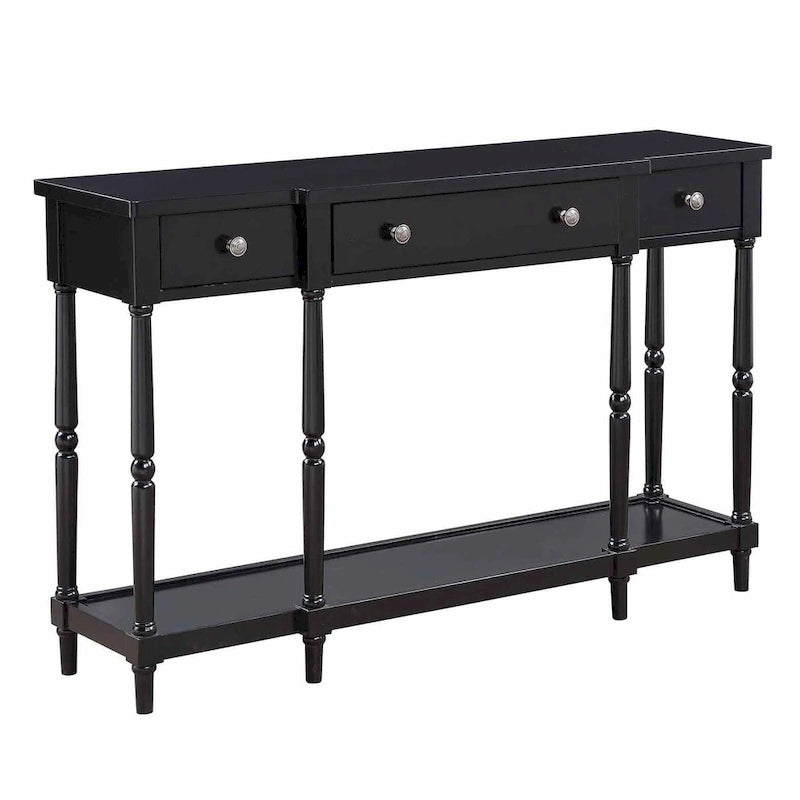 Convenience Concepts Cheyenne Tavolo Console a 3 Cassetti con Ripiano
