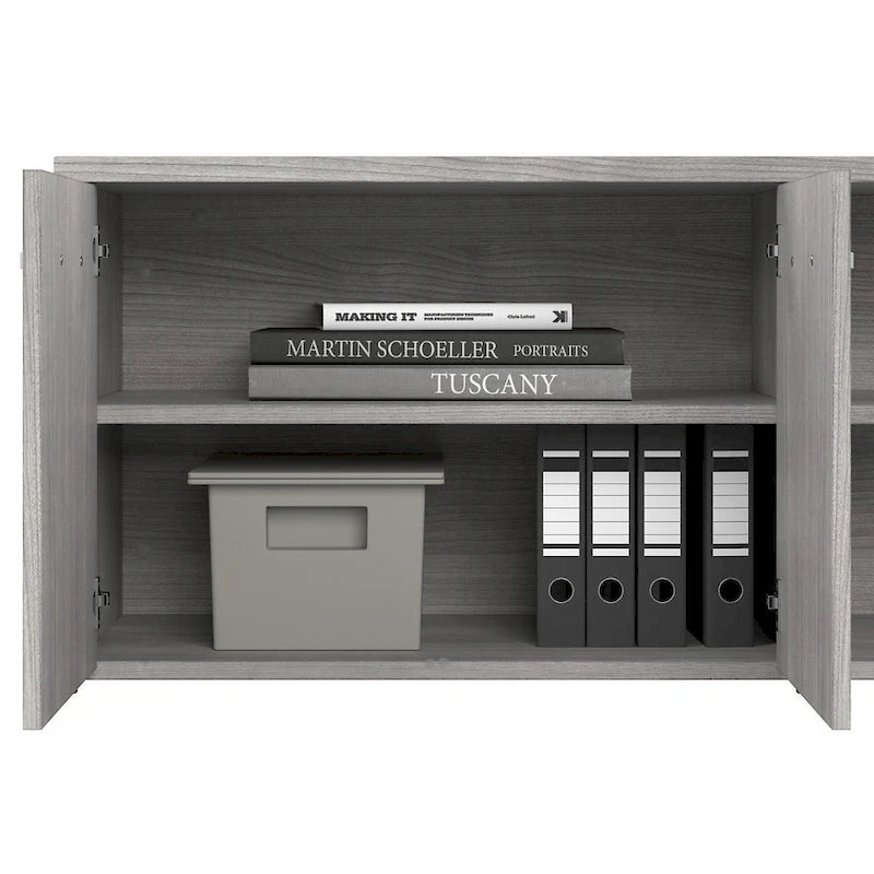 Hybrid Low Storage Cabinet with Doors by Bush Business Furniture