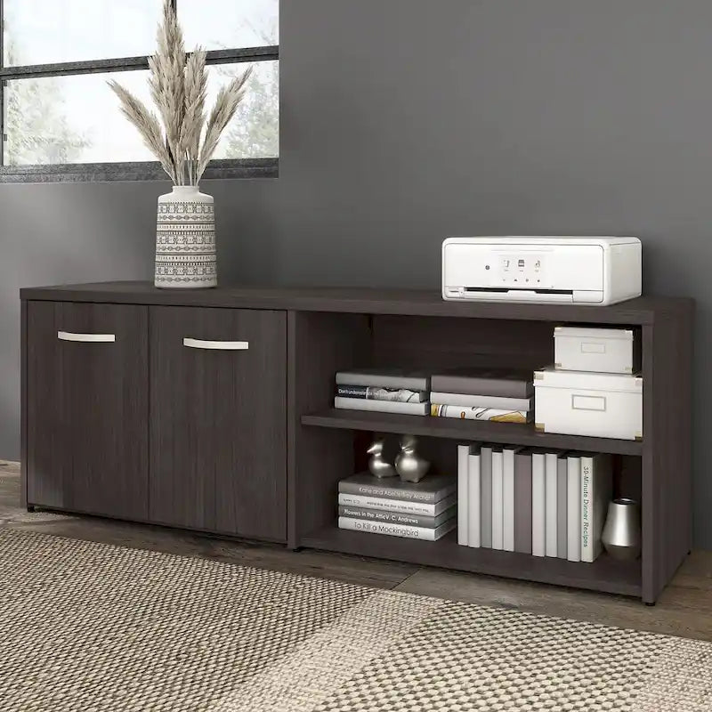 Hybrid Low Storage Cabinet with Doors by Bush Business Furniture