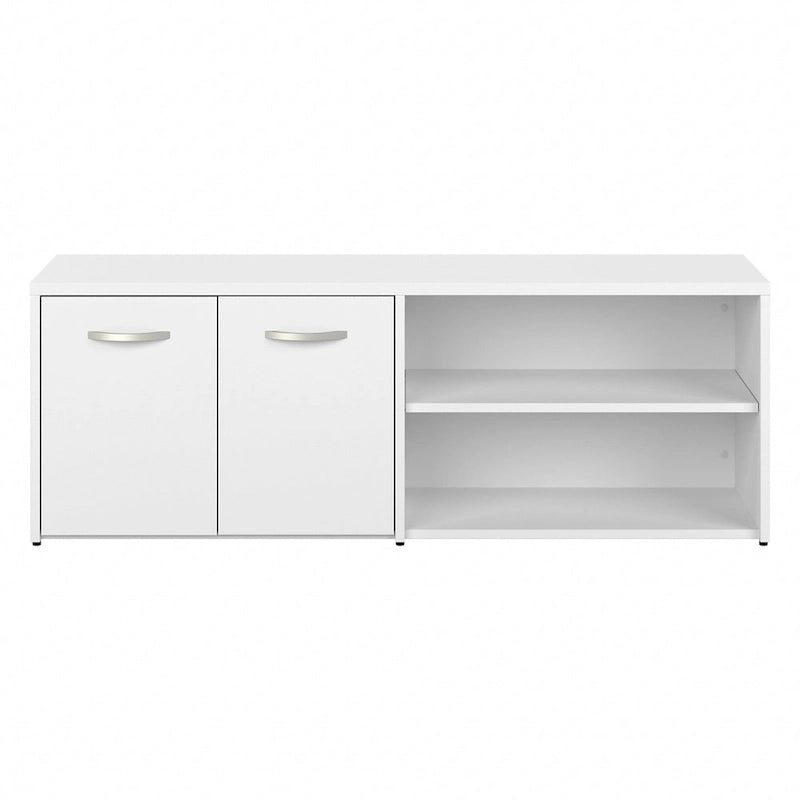 Hybrid Low Storage Cabinet with Doors by Bush Business Furniture