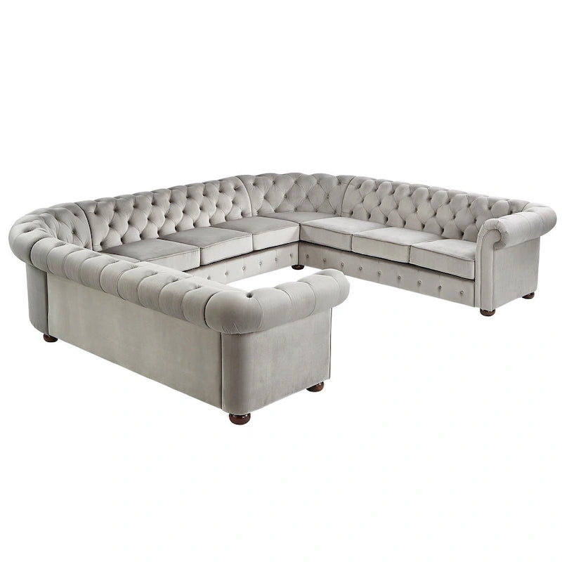 Knightsbridge Chesterfield 11-Seat Sectional by iNSPIRE Q Artisan