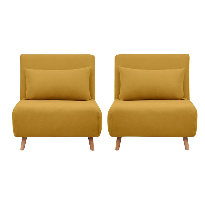 Artdeco Home Tustin Sleeper Chair Set of 2