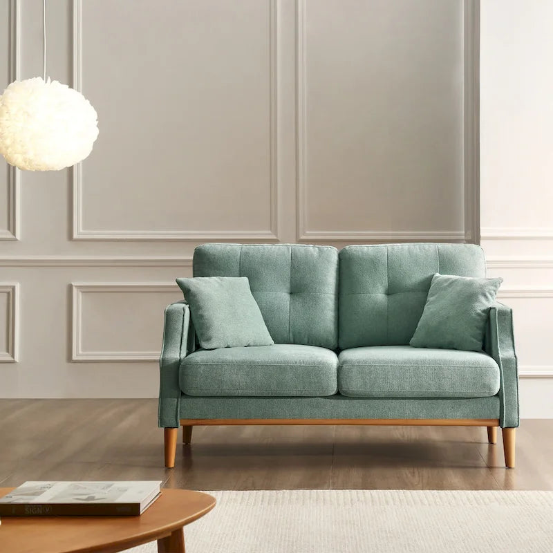 Loveseat With Waterproof Fabric,USB Charge