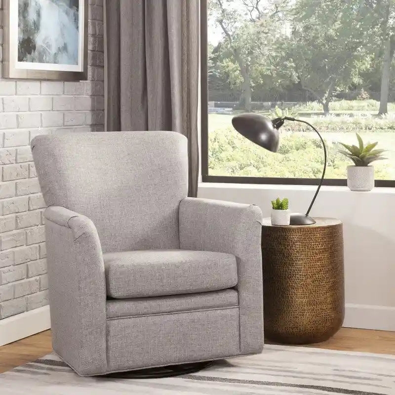 Poltrona girevole a dondolo Grafton Home Cari 360