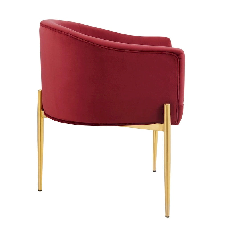 Savour Sedie Accentate in Velluto Tufted Performance - Set da 2