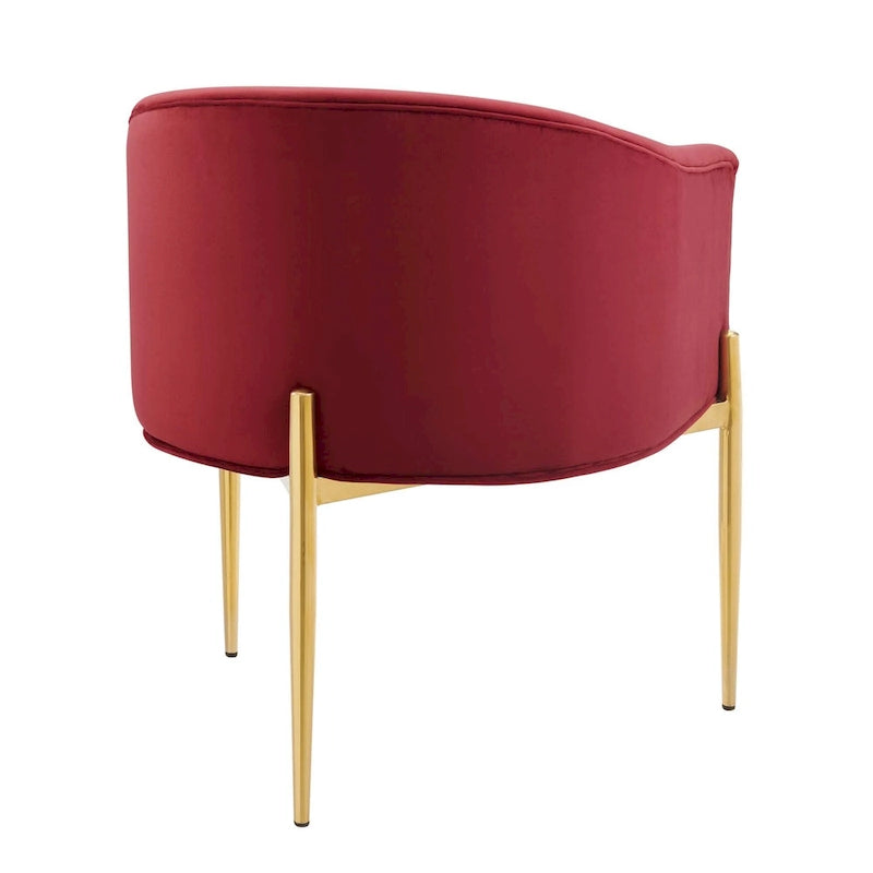 Savour Sedie Accentate in Velluto Tufted Performance - Set da 2
