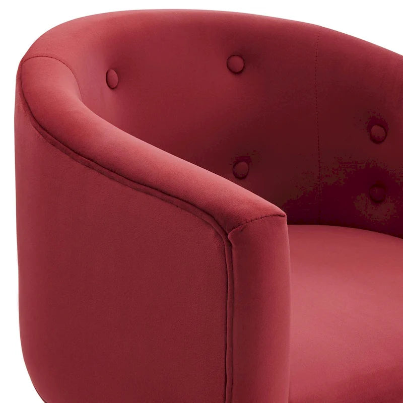 Savour Sedie Accentate in Velluto Tufted Performance - Set da 2