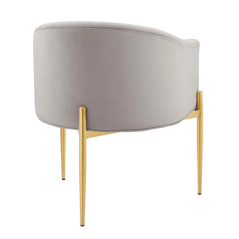 Savour Sedie Accentate in Velluto Tufted Performance - Set da 2