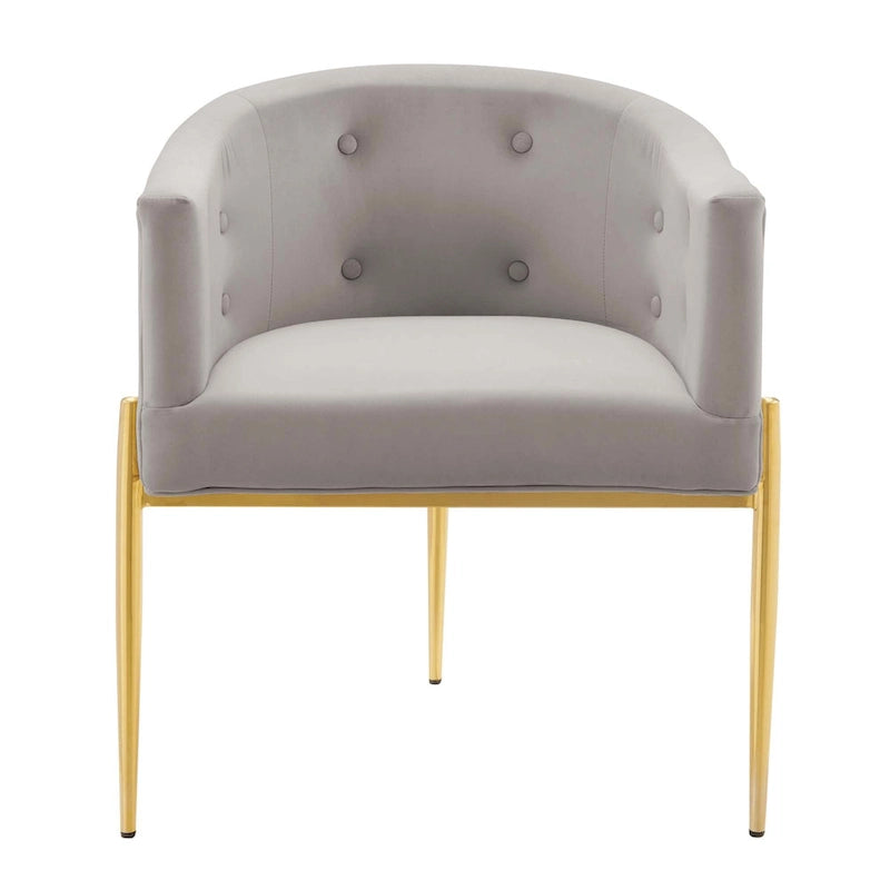 Savour Sedie Accentate in Velluto Tufted Performance - Set da 2