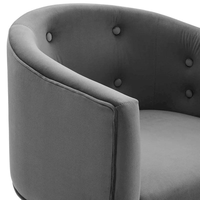 Savour Sedie Accentate in Velluto Tufted Performance - Set da 2