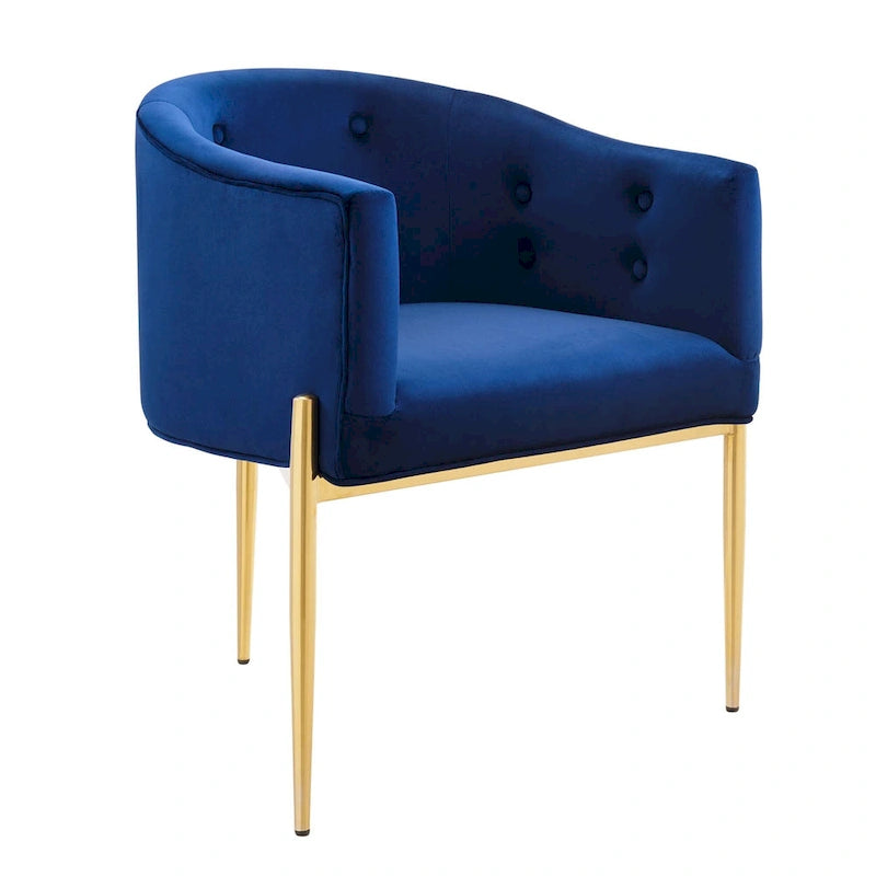 Savour Sedie Accentate in Velluto Tufted Performance - Set da 2