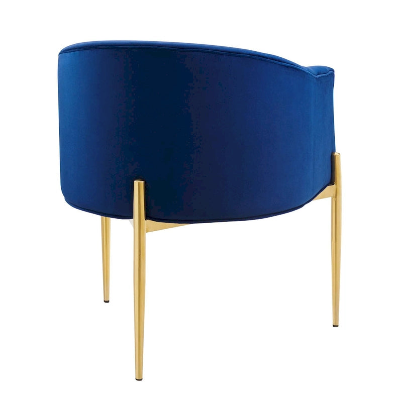 Savour Sedie Accentate in Velluto Tufted Performance - Set da 2