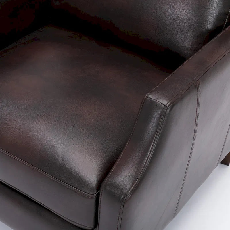Brooklyn Faux Leather Push Back Recliner by Greyson Living