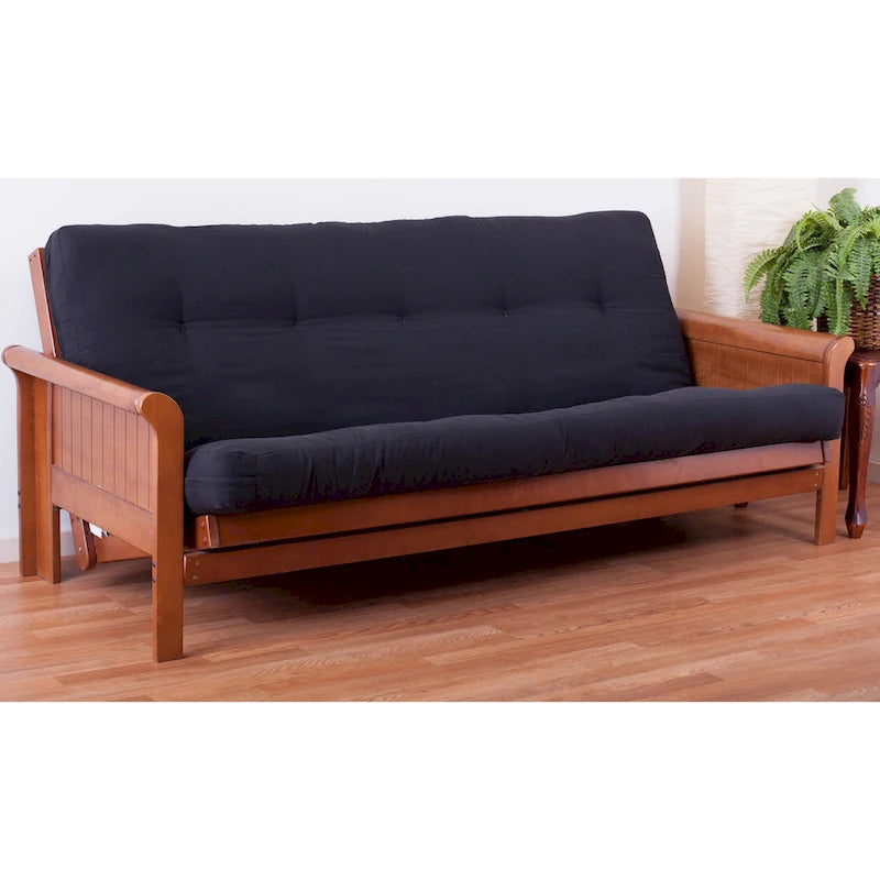Materasso Futon Queen-size da 6 pollici in tessuto Blazing Needles Renewal Twill