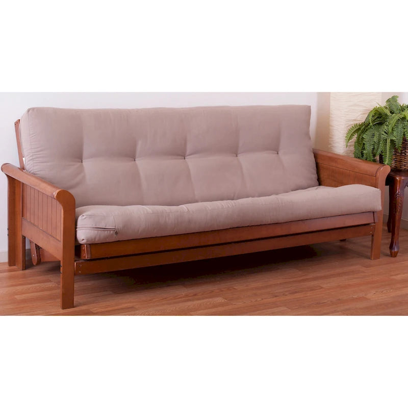 Materasso Futon Queen-size da 6 pollici in tessuto Blazing Needles Renewal Twill