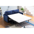 US Pride Furniture Knightsville Divano Letto 70 pollici in Velluto con Braccioli Quadrati