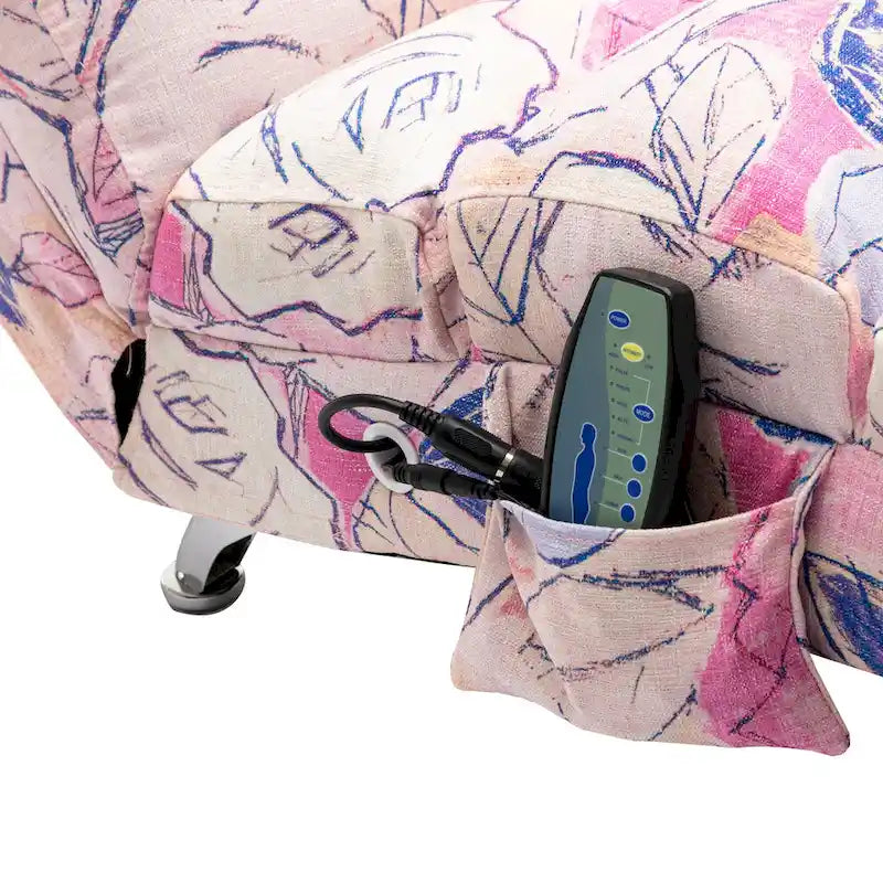 Chaise longue in lino per interni