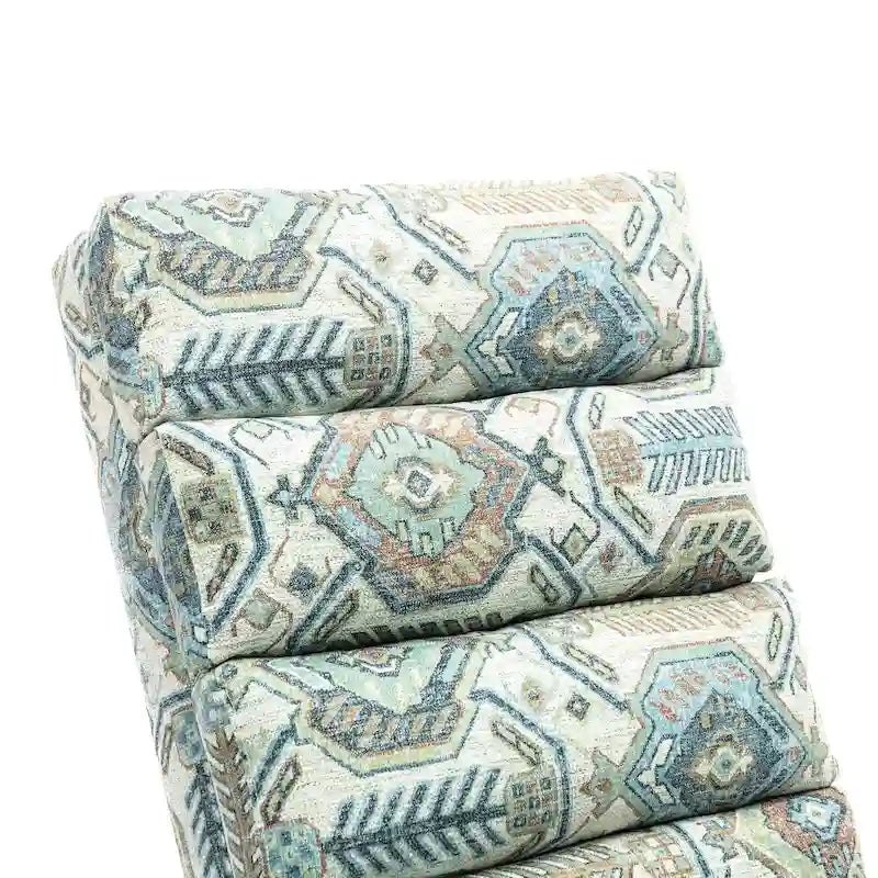 Chaise longue in lino per interni