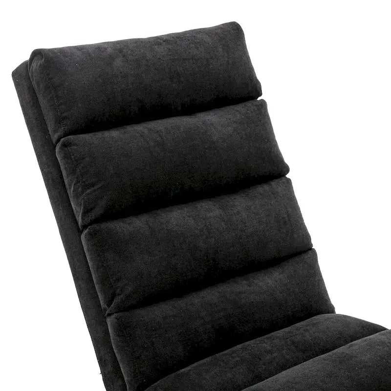Chaise longue in lino per interni