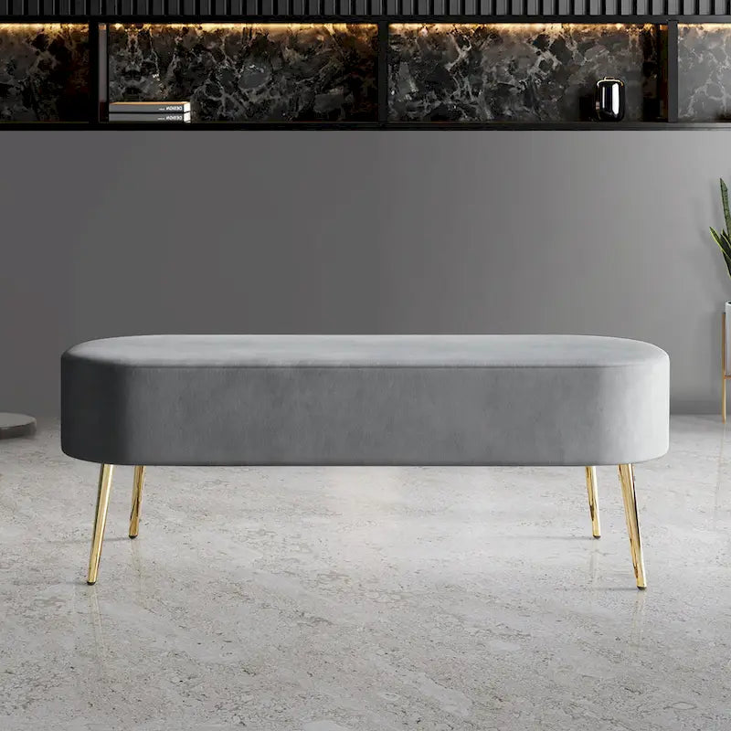 CraftPorch Set salotto di lusso 3 pezzi imbottito in velluto