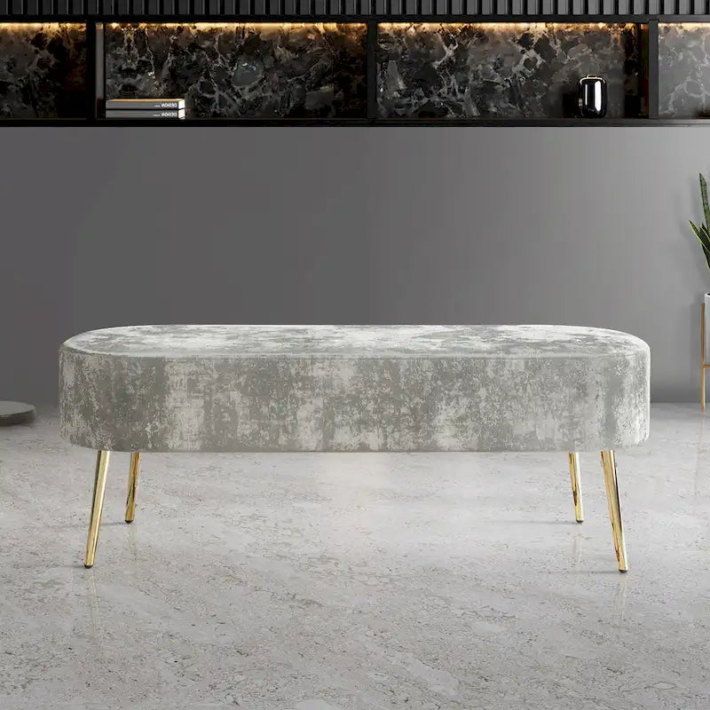 CraftPorch Set salotto di lusso 3 pezzi imbottito in velluto