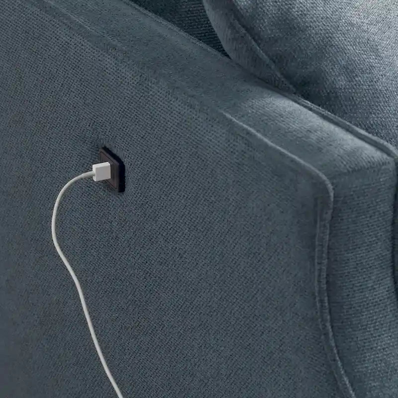Divanetto con Tessuto Impermeabile, Ricarica USB
