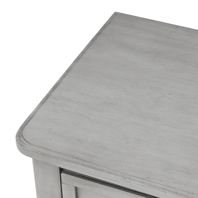 Nestfair Narrow Console Table with 3 Drawers and Shelf